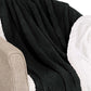King Black Fleece Knitted Plush Blanket