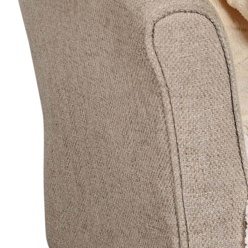 King Cream Fleece Knitted Plush Blanket