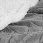 King Platinum Geometric Fleece Woven Plush Blanket