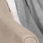 Twin Platinum Fleece Knitted Plush Blanket