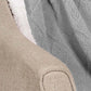 Twin Platinum Fleece Knitted Plush Blanket
