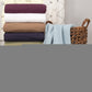 California King Plum Chevron Cotton Woven Blanket