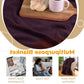 California King Plum Chevron Cotton Woven Blanket