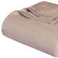 King Khaki Cotton Waffle Weave Blanket