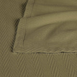 King Sage Cotton Woven Chevron Blanket