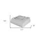 King Silver Cotton Waffle Weave Blanket