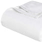 King White Cotton Woven Chevron Blanket