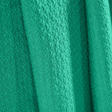 King Turquoise Cotton Waffle Weave Honeycomb Blanket
