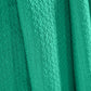King Turquoise Cotton Waffle Weave Honeycomb Blanket