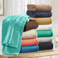 King Turquoise Cotton Waffle Weave Honeycomb Blanket