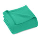 King Turquoise Cotton Waffle Weave Honeycomb Blanket