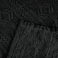 Queen Black Fleece Geometric Plush Blanket