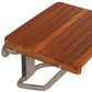 14" X 18" Brown Teak Rectangular Shower Bench
