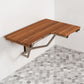 14" X 30" Brown Teak Rectangular Shower Bench