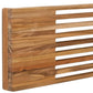 24" Brown Wall Mount Teak Rectangular Shower Bench