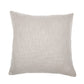 24" Yellow and Ivory Geometric Cotton Blend Throw Pillow With Embroidery