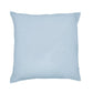 24" Ivory Check Cotton Blend Throw Pillow With Embroidery