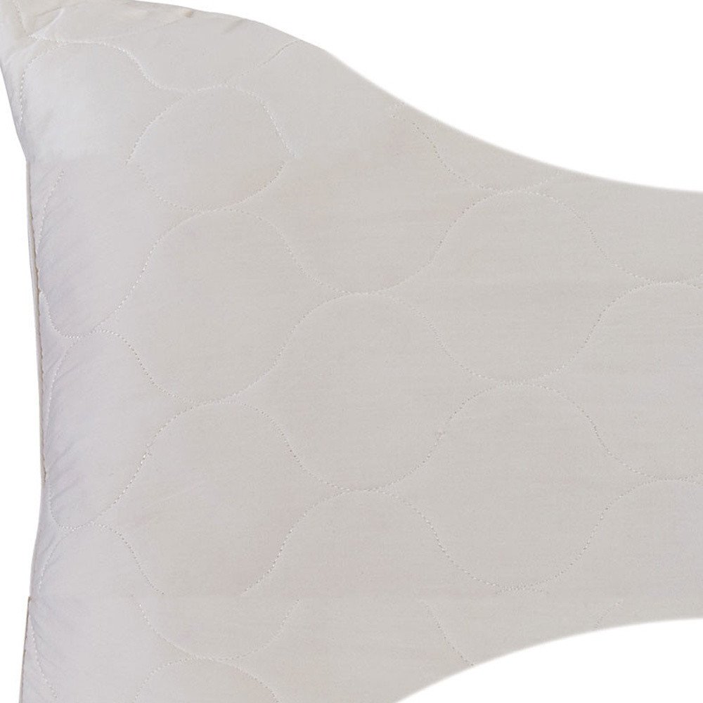 Cotton Wool Hypoallergenic Ergonomic Standard Size Bed Pillow