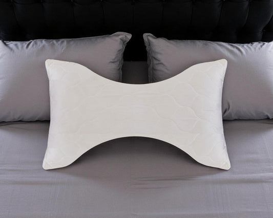 Cotton Wool Hypoallergenic Ergonomic Standard Size Bed Pillow