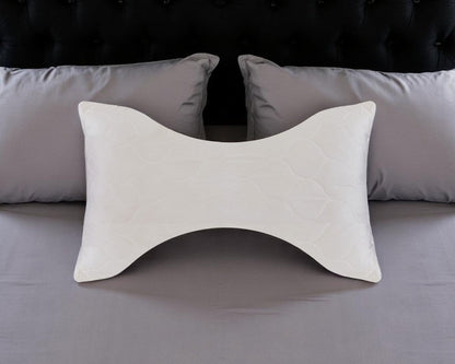 Cotton Wool Hypoallergenic Ergonomic Queen Size Bed Pillow