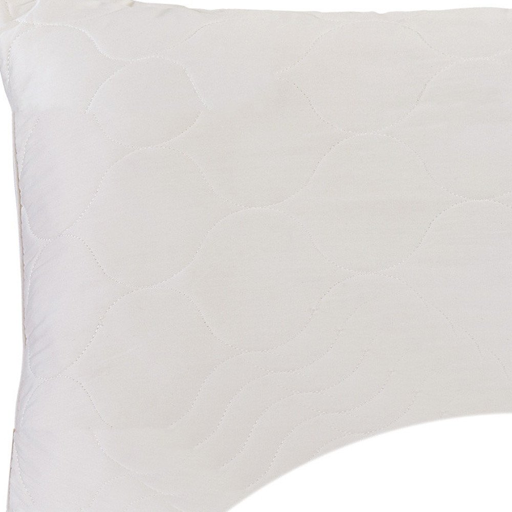 Cotton Wool Hypoallergenic Ergonomic Queen Size Bed Pillow