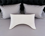Cotton Wool Hypoallergenic Ergonomic Queen Size Bed Pillow