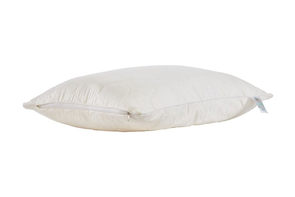 Cotton Latex Foam And Wool Hypoallergenic Standard Size Bed Pillow