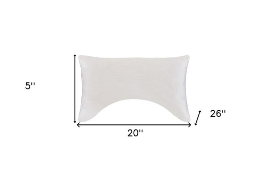 Cotton Latex Foam And Wool Hypoallergenic Ergonomic Standard Size Bed Pillow