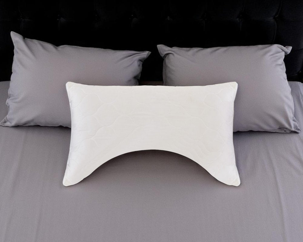 Cotton Latex Foam And Wool Hypoallergenic Ergonomic Standard Size Bed Pillow