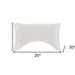 Cotton Latex Foam And Wool Hypoallergenic Ergonomic Queen Size Bed Pillow