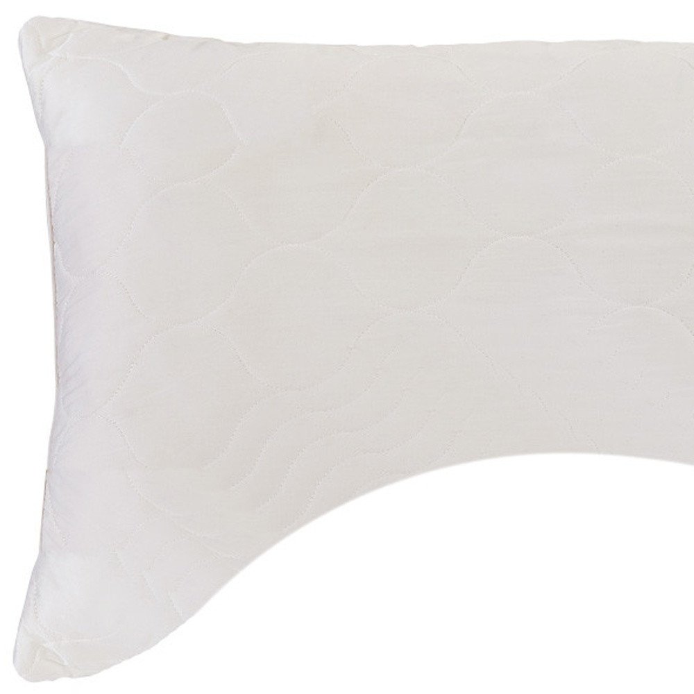 Cotton Latex Foam And Wool Hypoallergenic Ergonomic Queen Size Bed Pillow