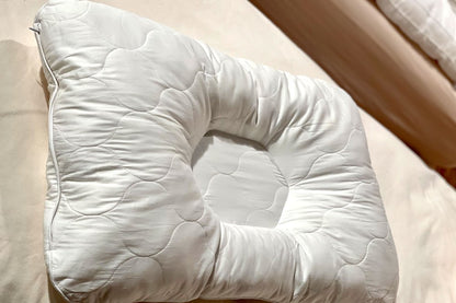 Cotton Latex Foam And Wool Firm Hypoallergenic Queen Size Bed Pillow