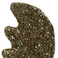 9" White And Gold Polyresin Moose Christmas Reindeer Figurine