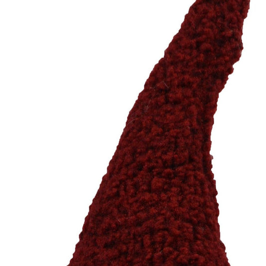 24" White Red And Black Fabric Christmas Santa and Mrs. Claus Standing Gnome