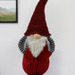 24" White Red And Black Fabric Christmas Santa and Mrs. Claus Standing Gnome