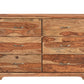 60" Brown Solid Wood Six Drawer Double Dresser
