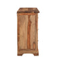 60" Brown Solid Wood Six Drawer Double Dresser