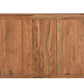 60" Brown Solid Wood Live Edge Six Drawer Double Dresser