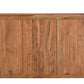 60" Brown Solid Wood Six Drawer Double Dresser