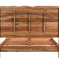 Brown Live Edge Solid Wood King Bed Frame