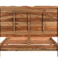 Brown Live Edge Solid Wood King Bed Frame