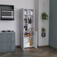 67" White Wood Two Door Pantry Or Storage Closet