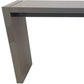60" Gray Rectangular Wood Bar Height Bar Table