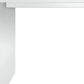 60" White Wood Rectangular Bar Height Bar Table