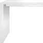 60" White Wood Rectangular Bar Height Bar Table