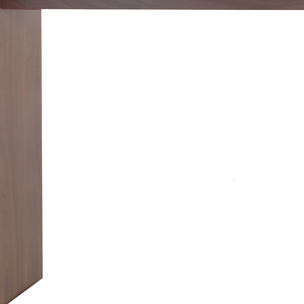 60" Brown Wood Rectangular Bar Table