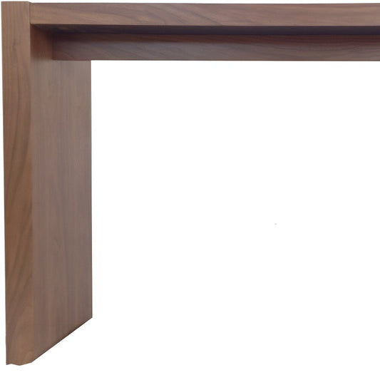 60" Brown Wood Rectangular Bar Height Bar Table
