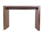 60" Brown Wood Rectangular Bar Height Bar Table