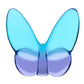 3" Blue and Purple Crystal Butterfly Figurine Tabletop Sculpture