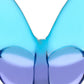 3" Blue and Purple Crystal Butterfly Figurine Tabletop Sculpture